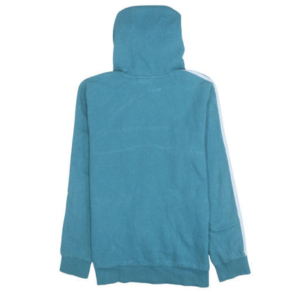 Adidas Boys Blue Hooded Pullover Hoodie 164 Long Sleeve Sweatshirt