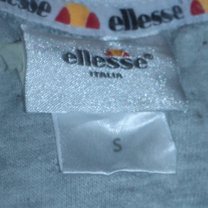 Womens UK Size S ellesse Grey Pullover Sweatshirt