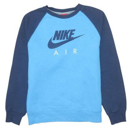 Nike Boys Blue Air Pullover Sweatshirt 13-15 Years Regular Fit Fleece