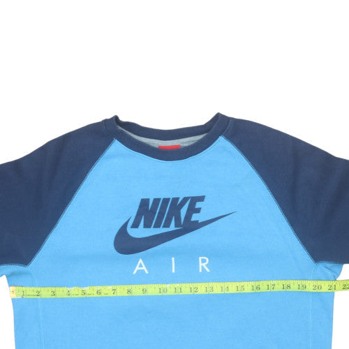 Nike Boys Blue Air Pullover Sweatshirt 13-15 Years Regular Fit Fleece