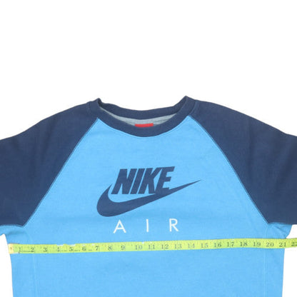 Nike Boys Blue Air Pullover Sweatshirt 13-15 Years Regular Fit Fleece