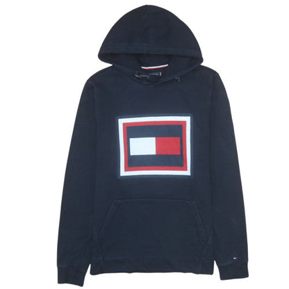 Mens UK Size M Tommy Hilfiger Blue Pullover Hoodie