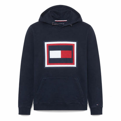 Mens UK Size M Tommy Hilfiger Blue Pullover Hoodie