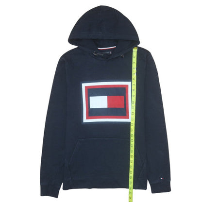 Mens UK Size M Tommy Hilfiger Blue Pullover Hoodie