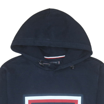 Mens UK Size M Tommy Hilfiger Blue Pullover Hoodie