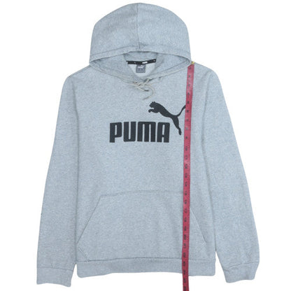 Womens UK Size 2XL PUMA Grey Pullover Hoodie