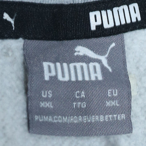 Womens UK Size 2XL PUMA Grey Pullover Hoodie