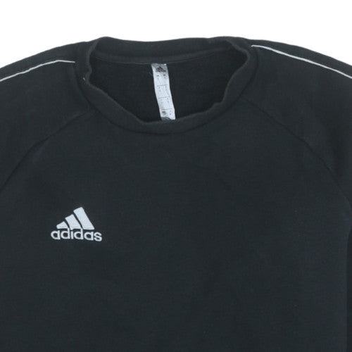 Mens UK Size S adidas Black Pullover Sweatshirt