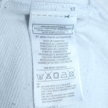 Womens UK Size 10 adidas White Pullover Sweatshirt