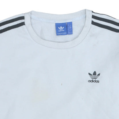 Womens UK Size 10 adidas White Pullover Sweatshirt