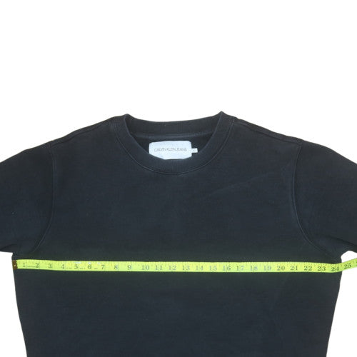Mens UK Size XL Calvin Klein Jeans Black Pullover Sweatshirt