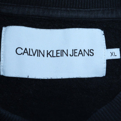 Mens UK Size XL Calvin Klein Jeans Black Pullover Sweatshirt