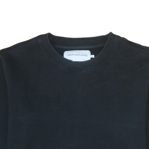 Mens UK Size XL Calvin Klein Jeans Black Pullover Sweatshirt