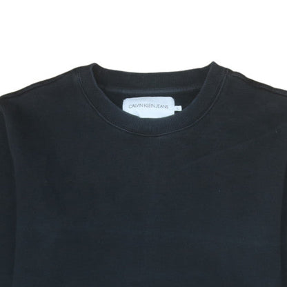 Mens UK Size XL Calvin Klein Jeans Black Pullover Sweatshirt
