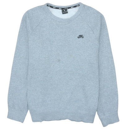 Mens UK Size XL Nike Grey Pullover Sweatshirt