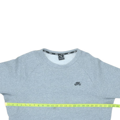 Mens UK Size XL Nike Grey Pullover Sweatshirt
