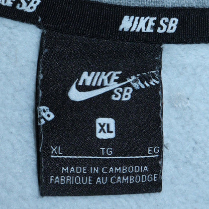 Mens UK Size XL Nike Grey Pullover Sweatshirt