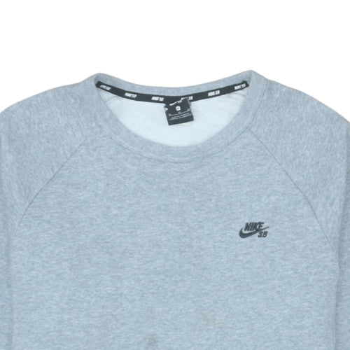 Mens UK Size XL Nike Grey Pullover Sweatshirt