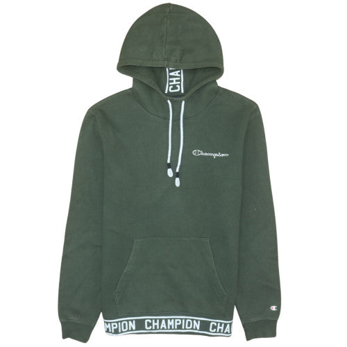 Womens UK Size M Champion Green Pullover Hoodie