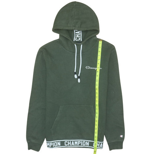 Womens UK Size M Champion Green Pullover Hoodie