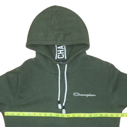 Womens UK Size M Champion Green Pullover Hoodie