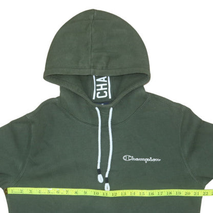 Womens UK Size M Champion Green Pullover Hoodie