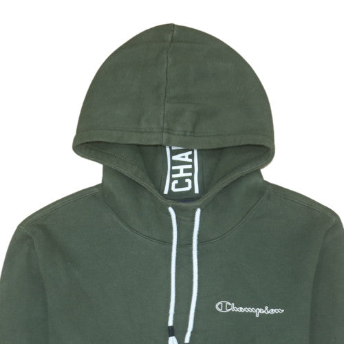 Womens UK Size M Champion Green Pullover Hoodie