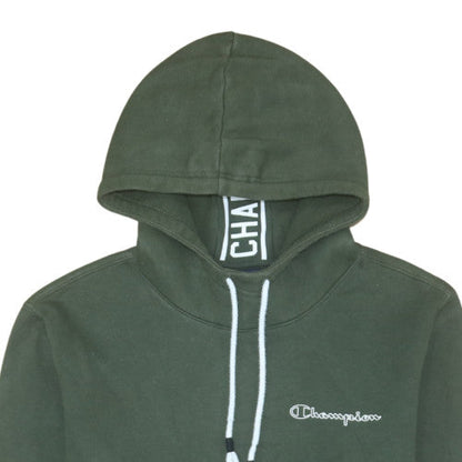 Womens UK Size M Champion Green Pullover Hoodie