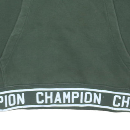 Womens UK Size M Champion Green Pullover Hoodie