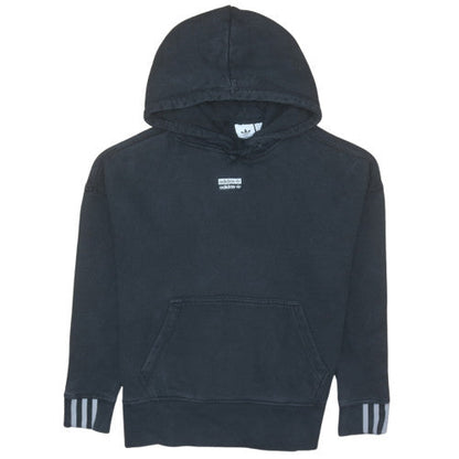 Womens UK Size 10 adidas Black Pullover Hoodie