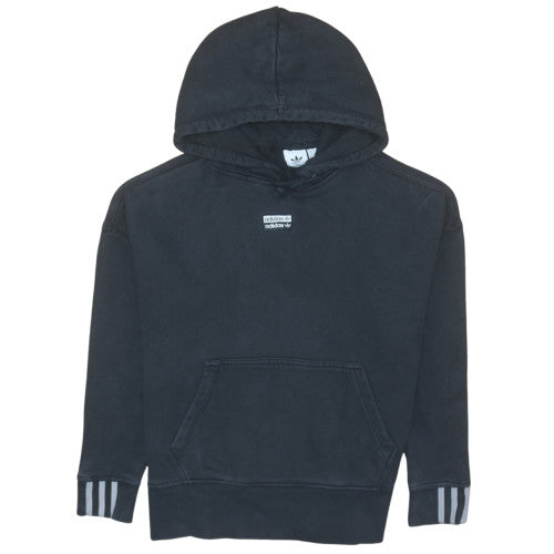Womens UK Size 10 adidas Black Pullover Hoodie