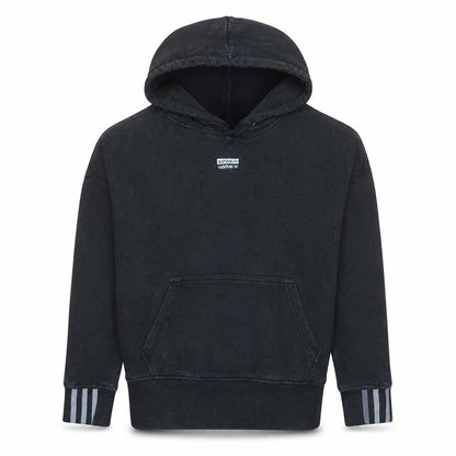 Womens UK Size 10 adidas Black Pullover Hoodie