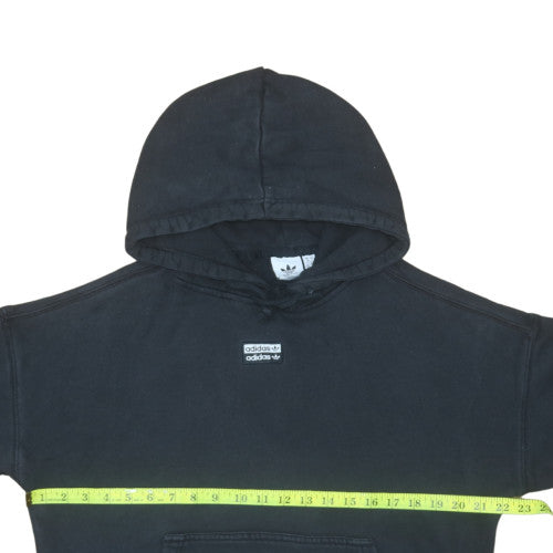Womens UK Size 10 adidas Black Pullover Hoodie