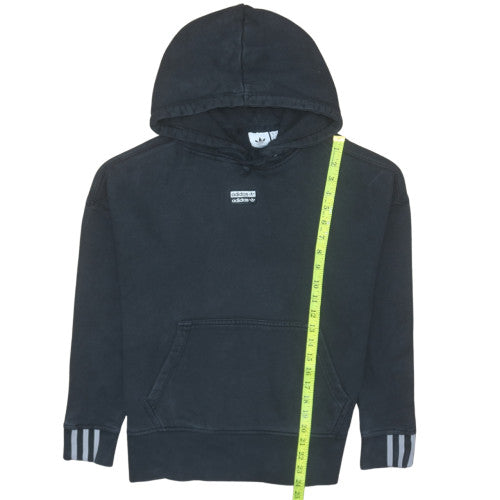 Womens UK Size 10 adidas Black Pullover Hoodie