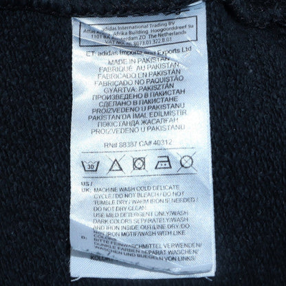 Womens UK Size 10 adidas Black Pullover Hoodie