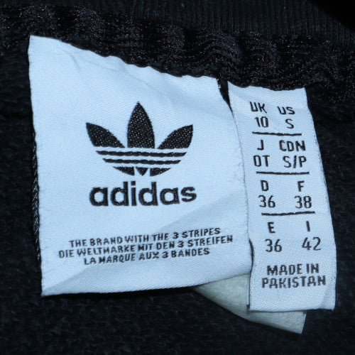 Womens UK Size 10 adidas Black Pullover Hoodie