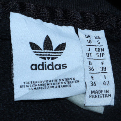 Womens UK Size 10 adidas Black Pullover Hoodie