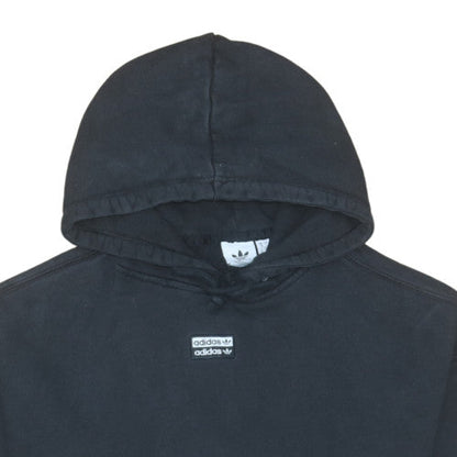 Womens UK Size 10 adidas Black Pullover Hoodie