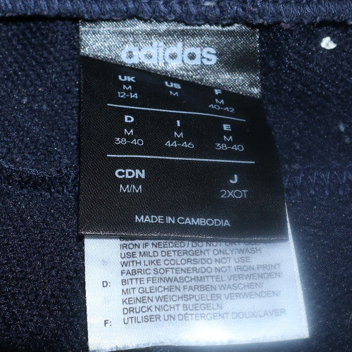 Womens UK Size 12-14 adidas Regular Fit Track Pants Blue Trousers