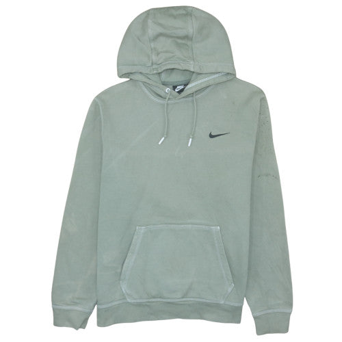 Womens UK Size L Nike Green Pullover Hoodie