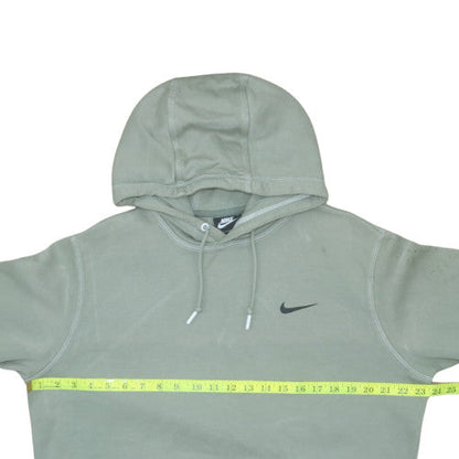 Womens UK Size L Nike Green Pullover Hoodie