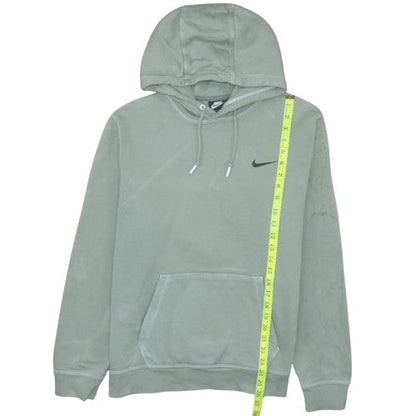 Womens UK Size L Nike Green Pullover Hoodie