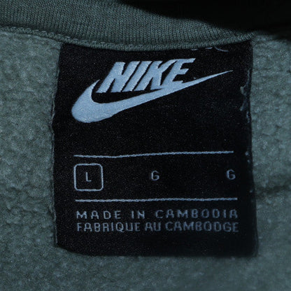 Womens UK Size L Nike Green Pullover Hoodie