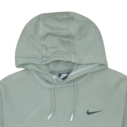 Womens UK Size L Nike Green Pullover Hoodie