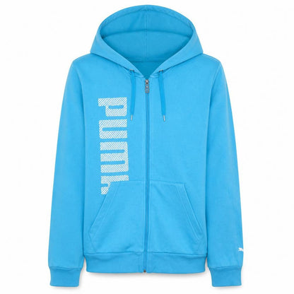 Mens UK Size M PUMA Blue Full Zip Hoodie