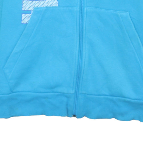 Mens UK Size M PUMA Blue Full Zip Hoodie