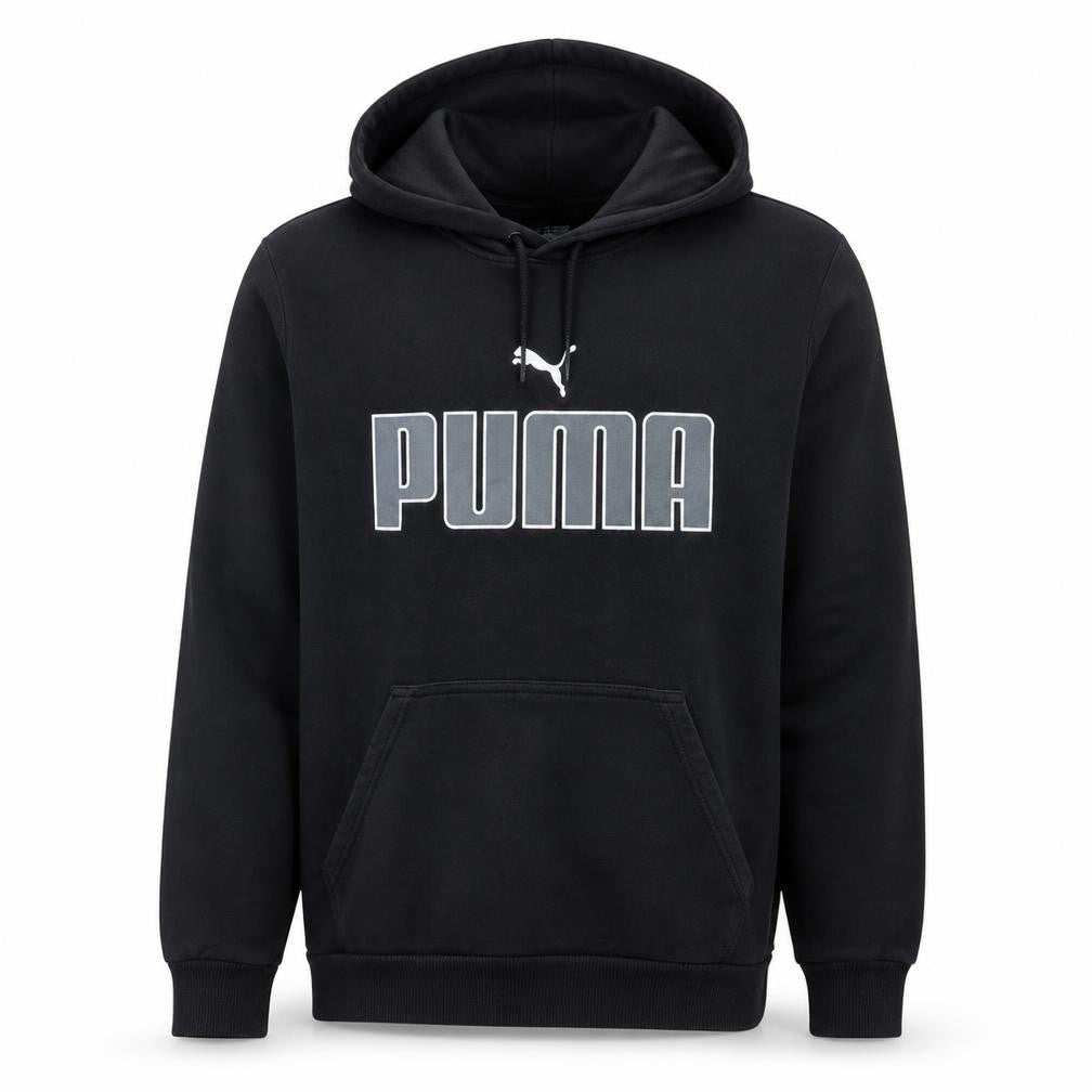 Mens UK Size XL PUMA Black Pullover Hoodie