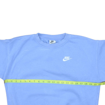 Nike Girls Blue Crew Neck Fleece Sweatshirt Size 146 G
