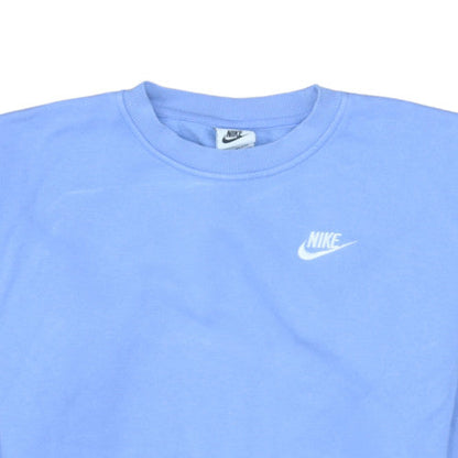 Nike Girls Blue Crew Neck Fleece Sweatshirt Size 146 G