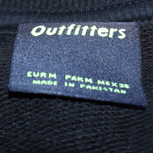 Mens UK Size M Outfitters Black Pullover Sweatshirt